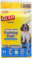 🐾 glad for pets advanced ultra-absorbent activated carbon puppy pads with leak-proof edges - ideal dog training pee pads for new puppies logo