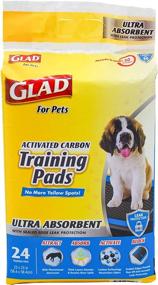 img 4 attached to 🐾 Glad for Pets Advanced Ultra-Absorbent Activated Carbon Puppy Pads with Leak-Proof Edges - Ideal Dog Training Pee Pads for New Puppies