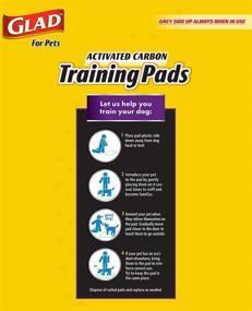 img 2 attached to 🐾 Glad for Pets Advanced Ultra-Absorbent Activated Carbon Puppy Pads with Leak-Proof Edges - Ideal Dog Training Pee Pads for New Puppies