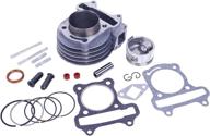 🚀 glixal atmt1-008 performance big bore cylinder kit gy6 80cc 47mm: boost your 139qmb atv scooter moped go kart! логотип