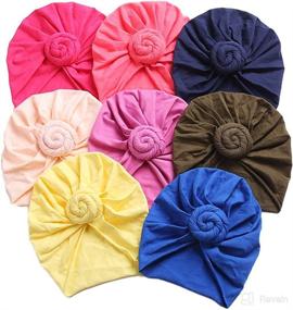 img 4 attached to KIDOCHEESE Headband Headwrap Stretchy Headwrap16 8Pcs Baby Care best in Hair Care