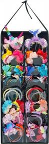 img 4 attached to 💇 Organize Your Hair Accessories with this Plastic Hair Headband Rack Holder for Girls