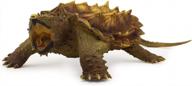 fisca realistic snapping turtle action figure toy for wildlife lovers - 10.2 x 6.3 x 3.1 inches логотип