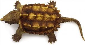 img 2 attached to Fisca Realistic Snapping Turtle Action Figure Toy For Wildlife Lovers - 10.2 X 6.3 X 3.1 Inches