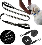 🐾 olive paws long leash system - 6ft, 15ft, 21ft, 30 feet lead for dog training; aiding behavior, obedience, recall, and off-leash training - ideal for big breeds, puppy training, small dogs, and medium dogs logo