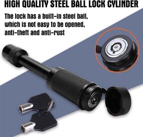 img 3 attached to WHSSFINE Trailer Hitch Receiver Lock 5/8 Pins - Class III IV, 2 inch Receiver - Pack of 2