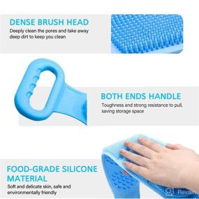 img 2 attached to 🧼 XSHNUO Silicone Exfoliating Scrubber - Eco-friendly, Effective, & SEO-Friendly