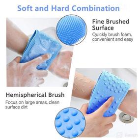 img 3 attached to 🧼 XSHNUO Silicone Exfoliating Scrubber - Eco-friendly, Effective, & SEO-Friendly