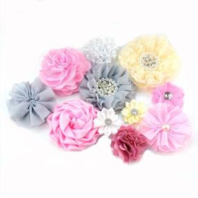 img 2 attached to 🎀 BERON 64-piece DIY Headband and Clip Kit - Perfect for Hair Bow Making and Paris Inspired Party Supplies (AIH0235-1)