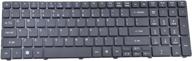 us layout matte black keyboard replacement for acer gateway pew71, pew72, and pew76 series - eathtek. logo