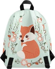 img 1 attached to 🦊 Hengpai Cute Fox School Backpacks: Optimized Rucksack for Students, Animal-themed Book Bags Ideal for Traveling Girls