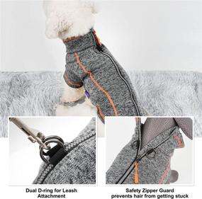 img 2 attached to Cyeollo Sweater Reflective Clothes Outdoor Dogs