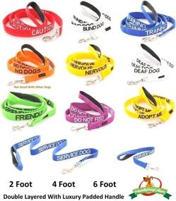 img 1 attached to 🐶 Dexil Friendly Dog Collars: Color Coded Leash for Accident Prevention - Keep Your Dog Safe and Alert Others in Advance