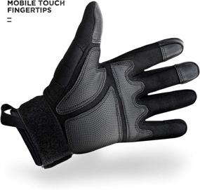 img 3 attached to Indie Ridge Powersports Motorcycle Gloves: Lightweight Carbon Fiber Racing Gloves with Touch Screen Fingertips (Medium)