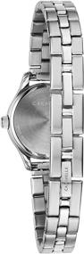 img 2 attached to Caravelle Womens Quartz Stainless Steel Women's Watches at Wrist Watches