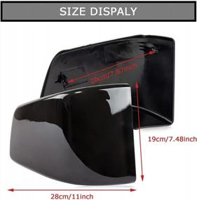 img 1 attached to Upgrade Your Motorcycle With PSLER Battery Side Fairing Cover For Shadow ACE VT750 VT400 1997-2003 (Black)