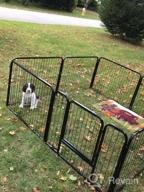 img 1 attached to Heavy Duty Foldable Dog Pen - Portable & Versatile Indoor/Outdoor Barrier For Pets review by Mark Loredo