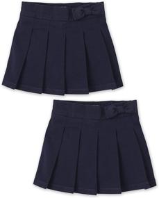 img 4 attached to 👗 Uniform Skirts & Skorts for Toddler Girls by Childrens Place - Girls' Clothing