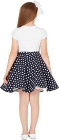 img 1 attached to 🦋 Stylish BlackButterfly Vintage Circle Swing Skirts & Skorts for Girls - Perfect Girls' Clothing Collection!