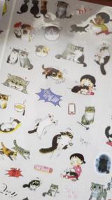 img 8 attached to Super Cute Black And White Cat Stickers Pack For Scrapbooking, DIY Projects, And Decorating - Ideal Gift For Kids, School And Office Stationery, And Laptop Decoration