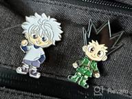 img 1 attached to Hunter X Hunter Gon and Kirua Anime Enamel Pin Set - Multicolor, 3 review by Jonathan Sriubas