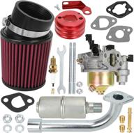 🚀 grehua performance kit stage 2 – carburetor, air filter adapter, exhaust pipe, muffler jet – for 6.5hp non-hemi predator 212cc 196cc gx160 gx200 kt196 mini bike, trailmaster mb200 go kart – upgraded performance parts логотип