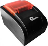 efficient and durable qian anjet58 thermal pos/esc printer with manual cut - 2.28" width and usb connectivity (qit581701) logo