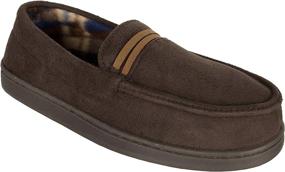 img 3 attached to 🏻 Superior Nonslip Boys' Outdoor Chaps Moccasin Slipper Shoes available at Slippers