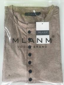 img 1 attached to Stylish Men'S Henley Shirt: Slim Fit With Short/Long Sleeves For Casual Fashion