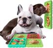 4 pack lick mats for dogs & cats - non-skid puzzle feeder w/ peanut butter pad | potaroma logo