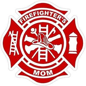 img 4 attached to Firefighters Maltese Cross Sticker Window