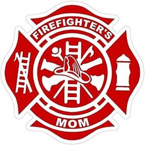 img 3 attached to Firefighters Maltese Cross Sticker Window