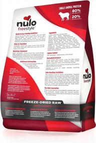 img 3 attached to Nulo Freeze-Dried Raw Dog Food: A Nutritious And Probiotic-Packed Meal For All Breeds And Ages - 5 Oz Lamb Recipe With Raspberries