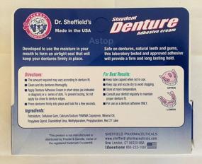 img 1 attached to 💪 Sheffield's Staydent Denture Adhesive - Extra Strength