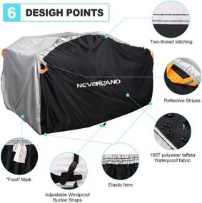 img 2 attached to All Weather Heavy Duty XL Universal ATV Cover - Waterproof Outdoor Storage Cover for Polaris Sportsman, Yamaha, Honda, Kawasaki Quad Bike - Rain Cover for 4 Wheeler