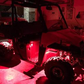 img 3 attached to 10X Eagle Eye DRL LED Rock Lights для JEEP ATV Off Road Truck Under Trail Rig Lights (красный)