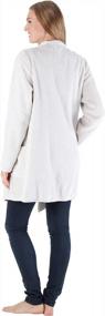 img 3 attached to Warm And Cozy: Sleepyheads Women'S Sherpa-Lined Fleece Robe With Hood