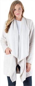 img 4 attached to Warm And Cozy: Sleepyheads Women'S Sherpa-Lined Fleece Robe With Hood