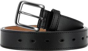 img 3 attached to 👖 High-Quality Chaoren Belts: Jeans Leather Casual Men's Accessories Perfect for Belts