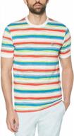 original penguin men's short-sleeve striped t-shirt logo