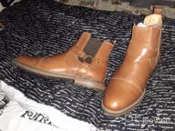 img 1 attached to Men'S Arkbird Chelsea Ankle Boots: Genuine Leather Oxford Shoes For Casual And Formal Dressing review by Barton Perez