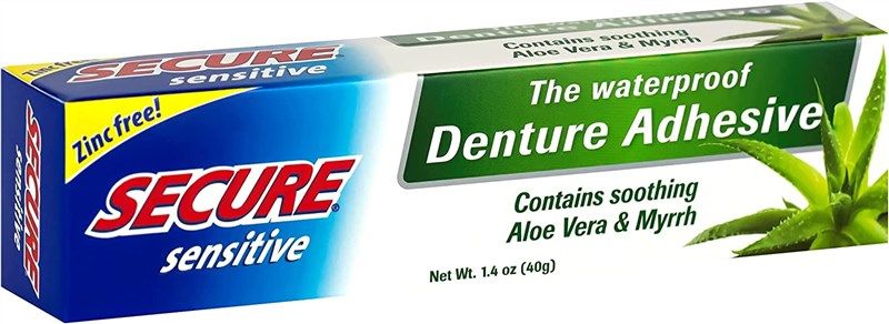 secure sensitive denture adhesive 1 4ロゴ