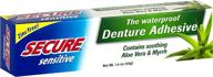 safeguard denture adhesive for sensitive teeth and gums 1 4 logo
