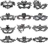 12 piece twelve constellation masquerade mask set by siquk logo