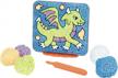 non-toxic sensory toy: colorful playfoam dragon by educational insights for kids age 3+ logo