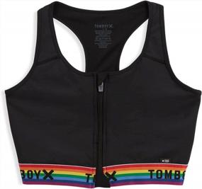 img 4 attached to Women'S Swim Racerback Zip Top (XS-6X) By TomboyX