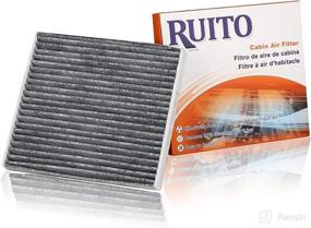 img 4 attached to 🔍 RUITO Premium Cabin Air Filter with Activated Carbon - Fits Accent 2018-2022, Elantra 2017-2020, Forte 2019-2021, Rio 2018-2020 - CF12058, WP10319 (1 Pack)