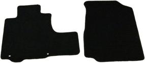 img 3 attached to 🚗 2007-2011 Honda CR-V 4Dr Floor Mat: Factory Fitment Car Front & Rear Nylon Mats by IKON MOTORSPORTS