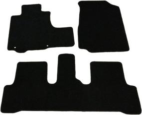 img 4 attached to 🚗 2007-2011 Honda CR-V 4Dr Floor Mat: Factory Fitment Car Front & Rear Nylon Mats by IKON MOTORSPORTS