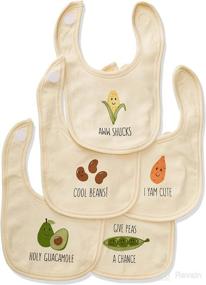img 2 attached to 👶 Organic Cotton Bibs for Babies by Touched by Nature